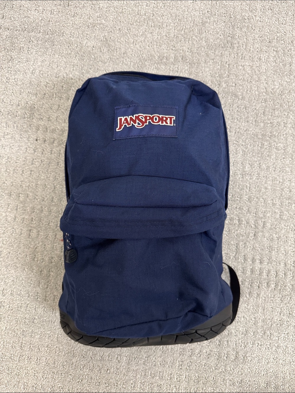 Jansport Navy Classic Single-Compartment Backpack
